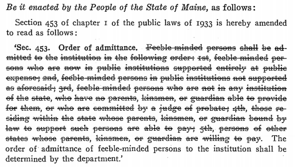 Maine 1937 Public Law Chapter 153