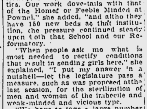 Clipping from the Lewiston Evening Journal, August 11, 1923