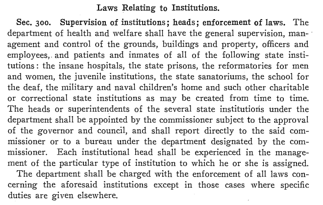 1933 Public Law Ch. 1 - An Act to Revise the Health and Welfare Laws
